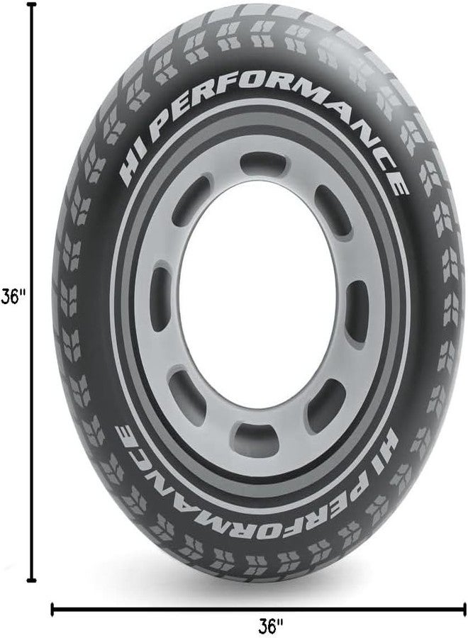 Elvana Inflatable Swimming Floating Swim Tire Tube Ring for Adult Big Size | Swimming Pool Raft Float Tube Giant Tire for Adults - Image 5